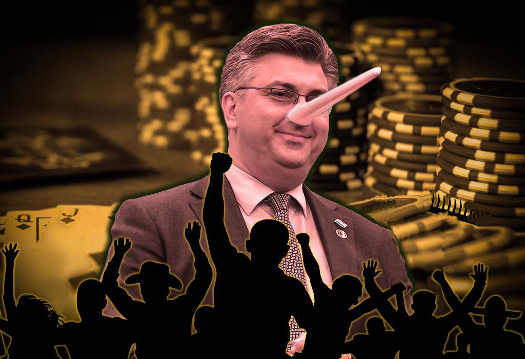 Plenkovic kao Pinokio