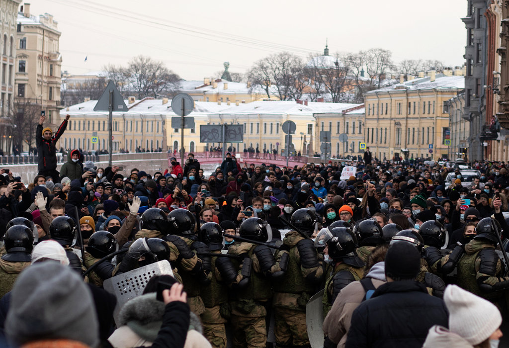 Rusija protesti zbog Navaljnog