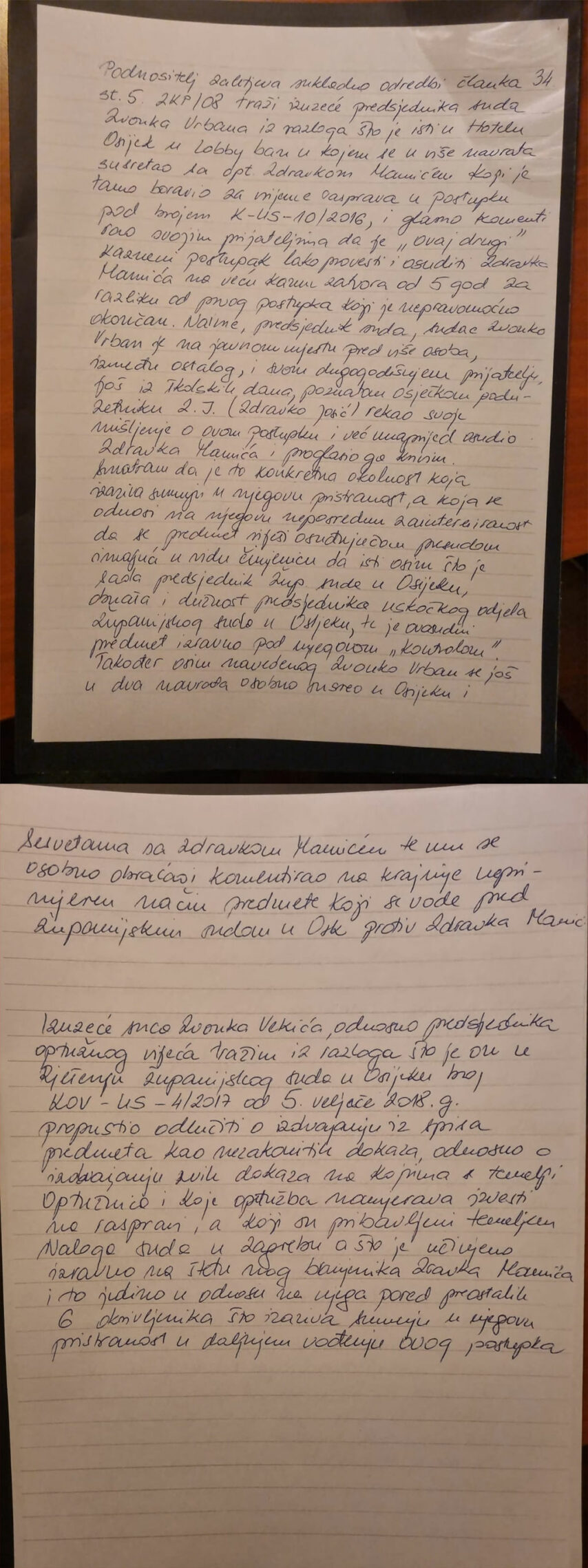 Zdravko Mamić objavio pismo suca Vekića