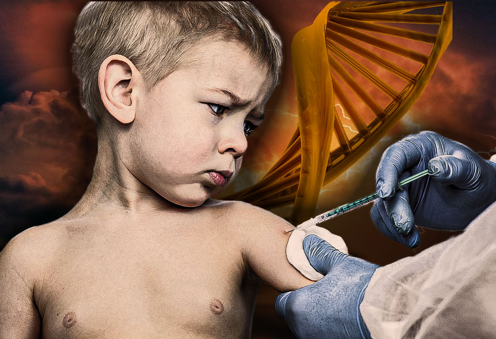 Dijete prima cjepivo