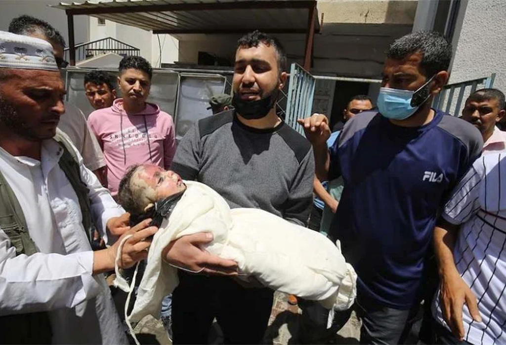 Gaza-Djeca stradala u toku bombardovanja