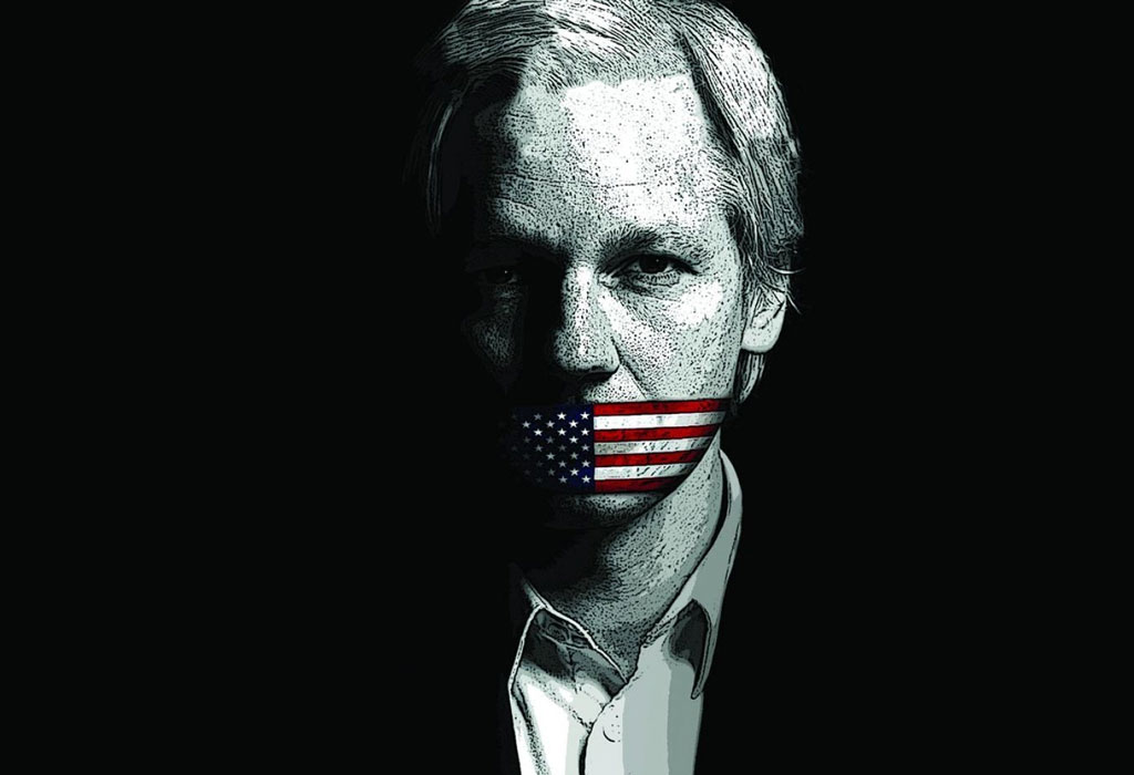 Julian Assange - maska