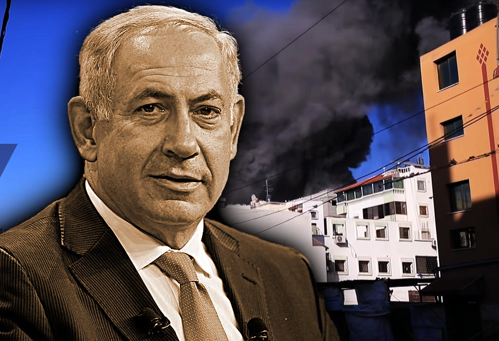 Netanyahu-Vazdusni napad na Gazu