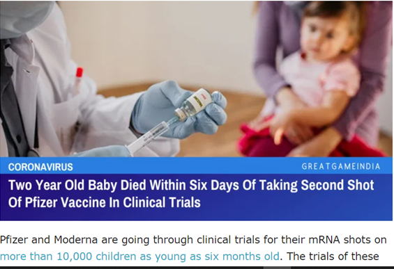 Strašne posljedice testiranja COVID cjepiva na djeci 1