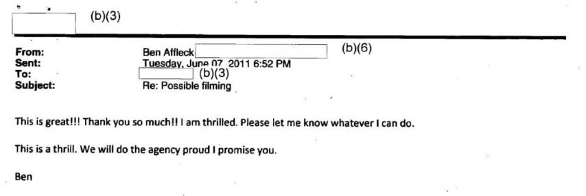 Dokumenti otkrivaju kako je Ben Affleck ušao u CIA, obećavajući da će „agenciju učiniti ponosnom“ 2