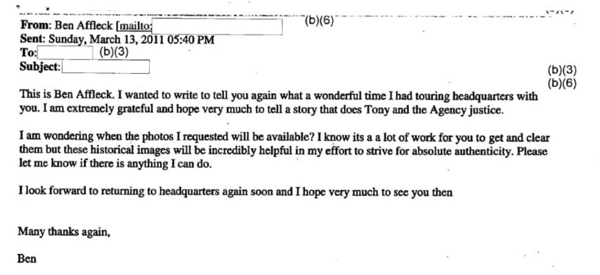 Dokumenti otkrivaju kako je Ben Affleck ušao u CIA, obećavajući da će „agenciju učiniti ponosnom“ 1