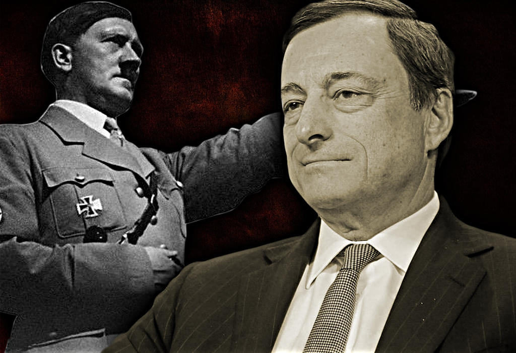 Draghi kao Hitler