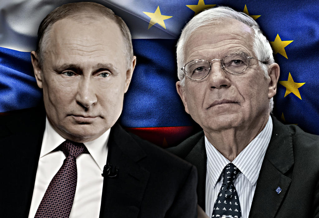 Josep Borrell i Vladimir Putin