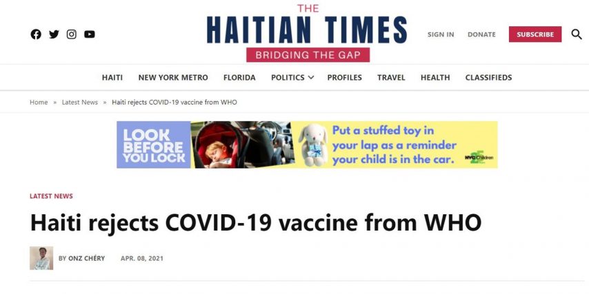 Tanzanija, Burundi, Haiti - sve 3 zemlje odbile cjepivo, sva 3 predsjednika mrtva 3