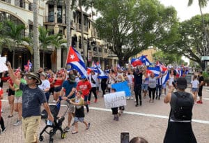 Protesti podrske Kubi