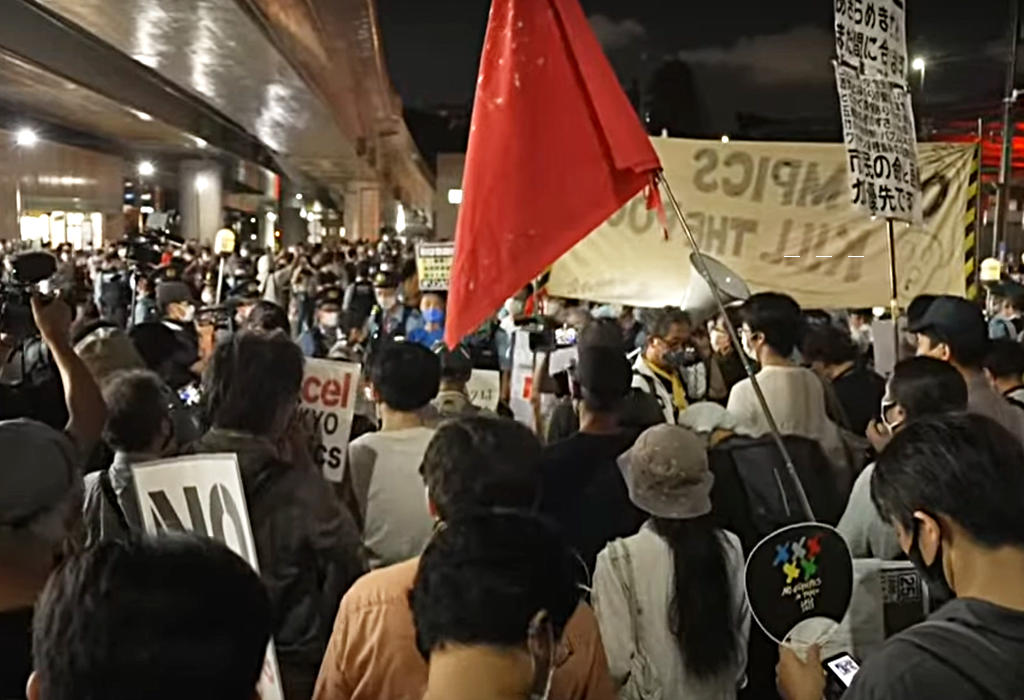Protesti u Tokiju protiv Olimpijskih Igara
