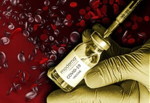 Zgrusavanje krvi nakon primanje Moderne vakcine
