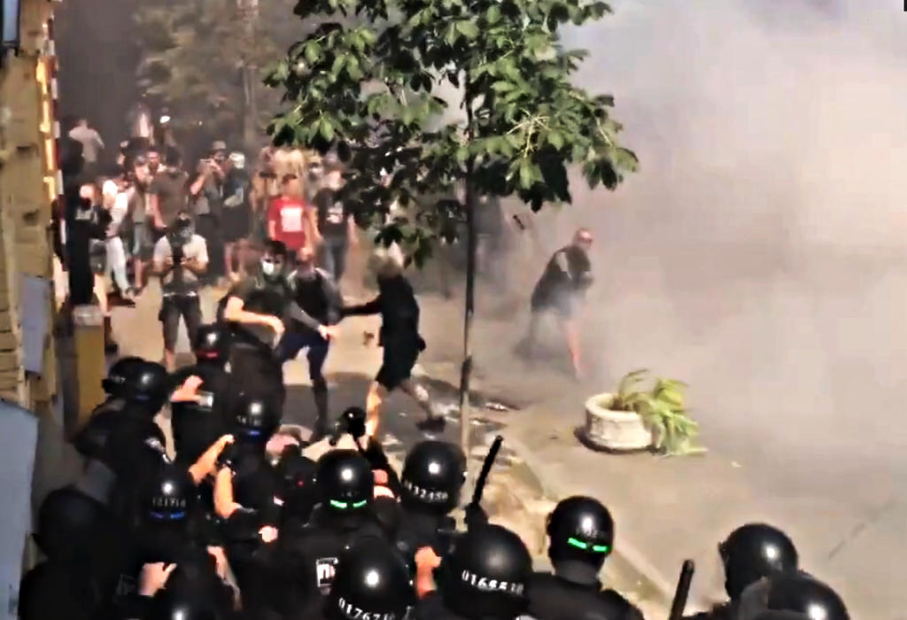 Sukob ukrajinskih nacionalista sa policijom