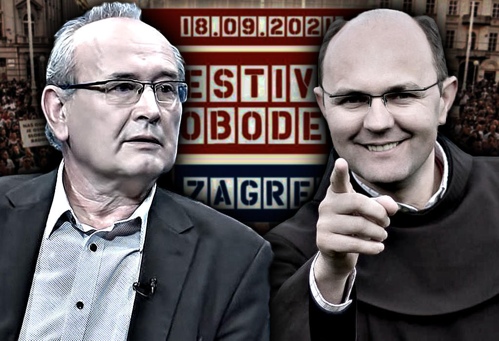 Stipe Kutleša i fra Mario Knezović