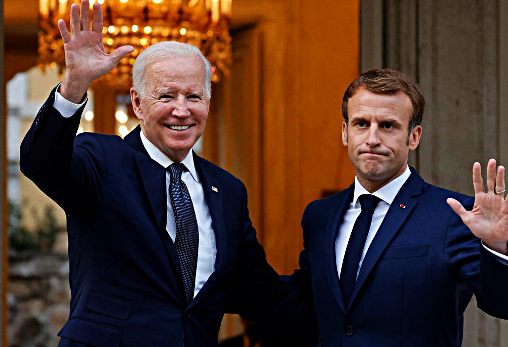 Biden i Macron