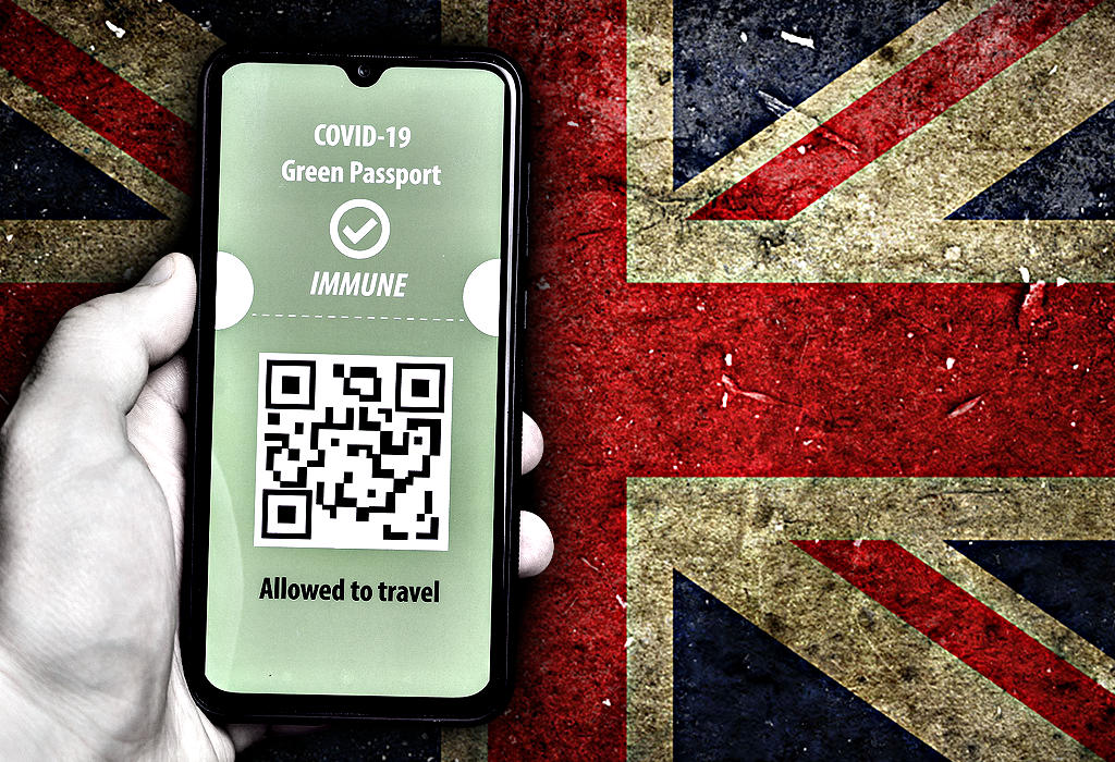 Covid putovnice-Velika Britanija