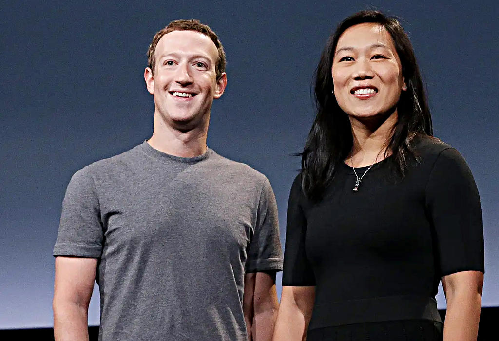 Mark Zuckerberg and Priscilla Chan