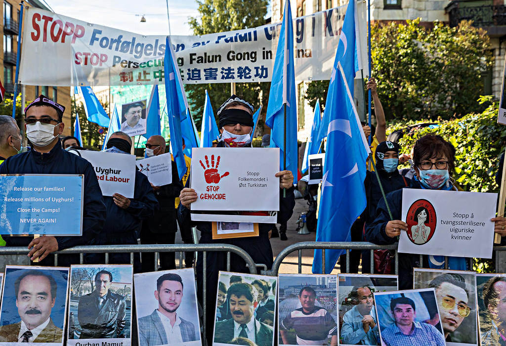 Protest protiv genocida u Uighuru