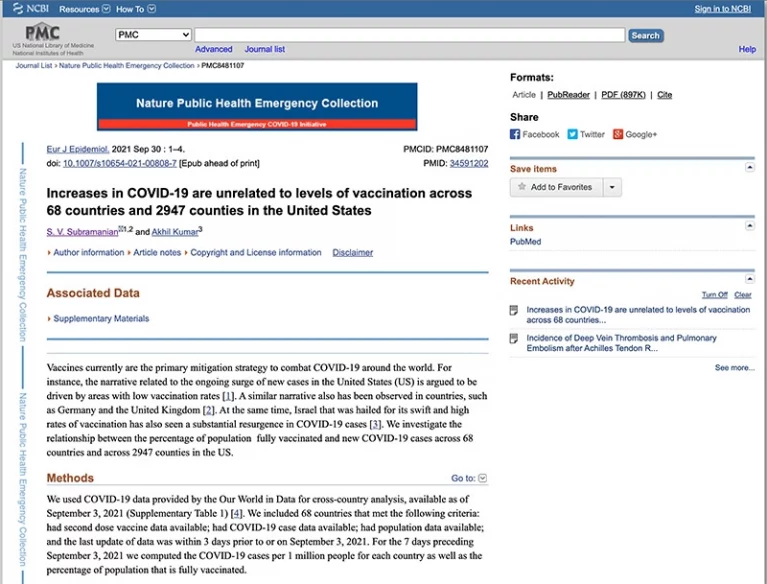 Harvardska studija otkriva da se COVID-19 najviše proširio među cijepljenim zajednicama ljudi 1