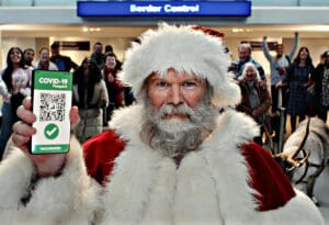 Covid potvrda Djeda Božićnjaka