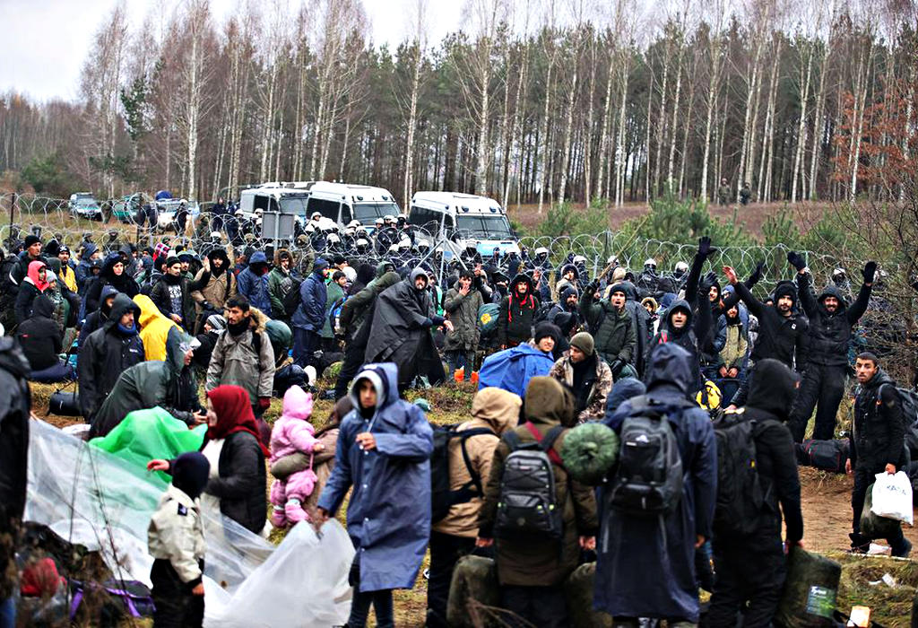 Migranti na granici Bjelorusije i Poljske