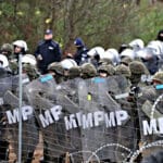 Policija na granici Poljske
