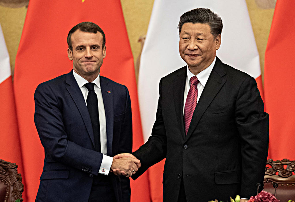 Macron i Xi Jinping