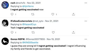 Twitter je preplavljen ljudima koji kažu da žale što su uzeli cjepivo protiv Covida 10