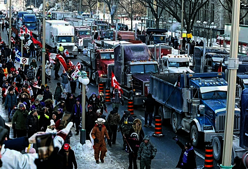 Prosvjed konvoj Kanada