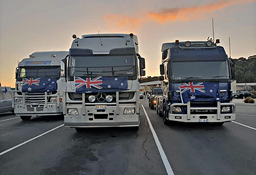 U Australiji kamiondžije organiziraju po uzoru na Kanadu - organiziraju se i kampovi slobode 1