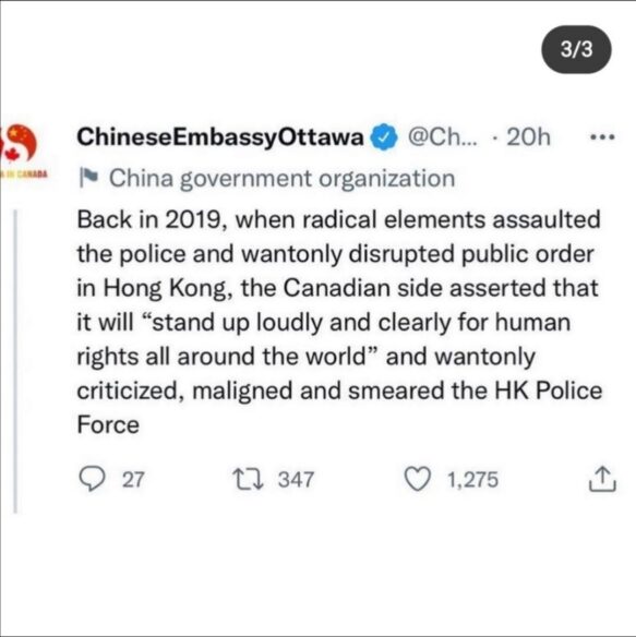 Kineska ambasada u Ottawi na Twitteru brutalno ''spustila'' Justinu Trudeau 3