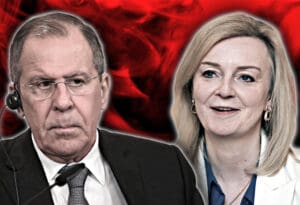 Sergej Lavrov i Liz Truss