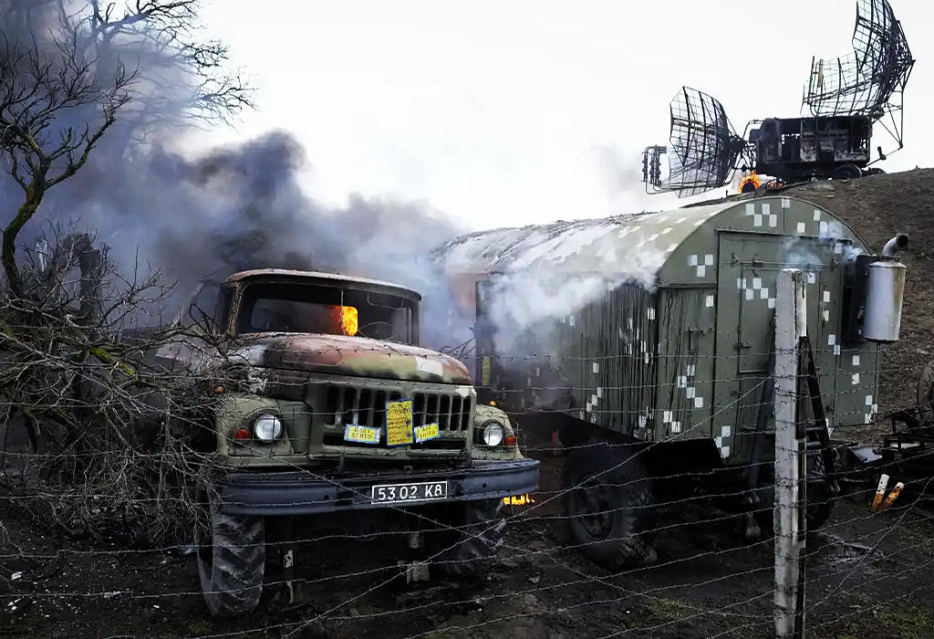 Unistena vojna oprema u Ukrajini nakon Ruskog napada