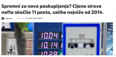 Zašto u Hrvatskoj poskupljuje gorivo - kad je cijena barela značajno pala 1