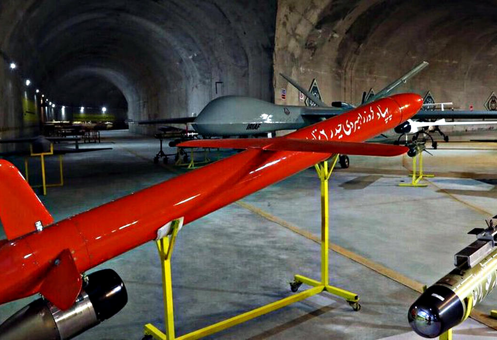 Iran podzemna baza dronova