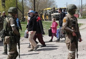 Evakuacija ljudi iz Donbasa