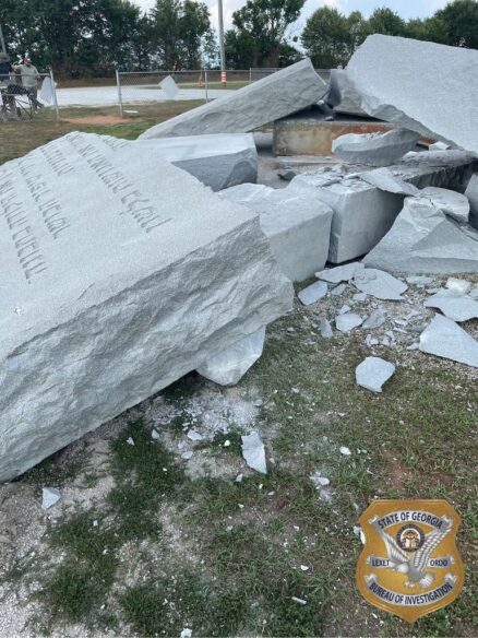 Eksplozija uništila misteriozni spomenik u Georgiji (video) 2