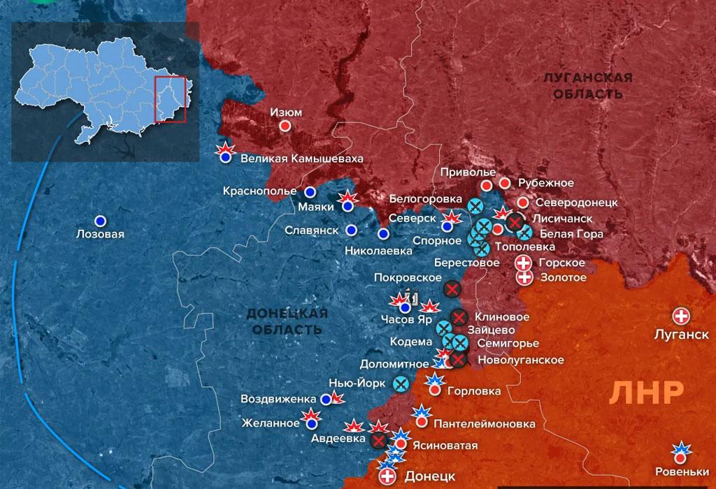 Stanje na ratištu - Donjeck i Lugansk