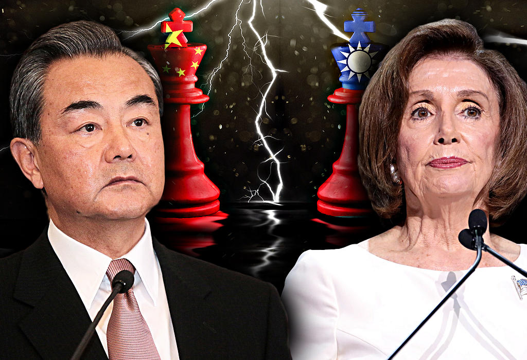 Wang Yi i Nancy Pelosi