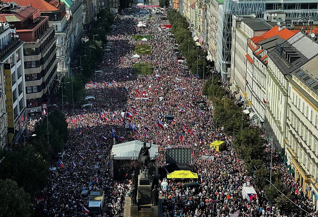 Masovni protesti u Pragu