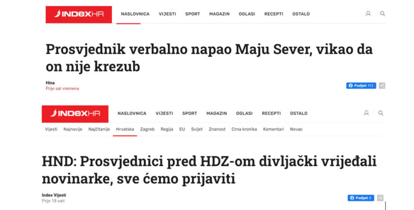 Novinari najveći neprijatelji - Maja Sever