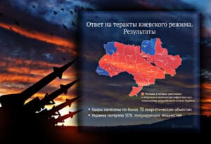 Mapa raketnih udara na Ukrajinu