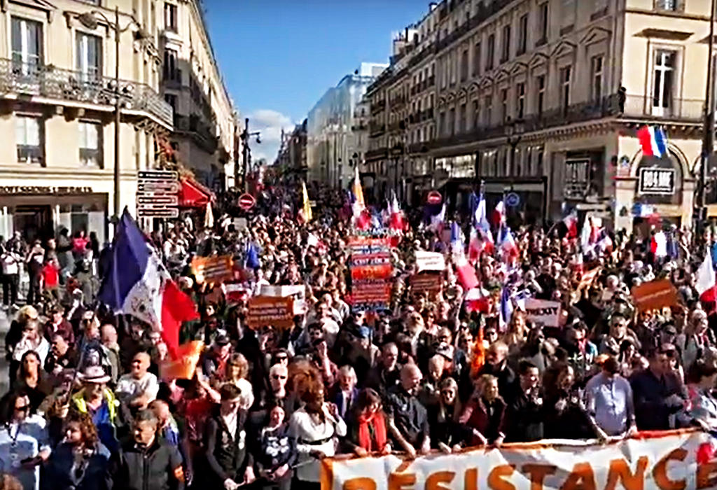 Protest u Parizu