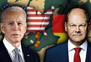 Njemacka kolonija SAD - Biden i Scholz