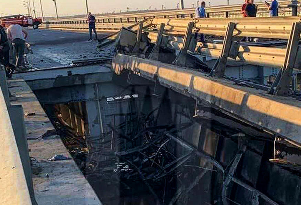 Krimski most ostecen
