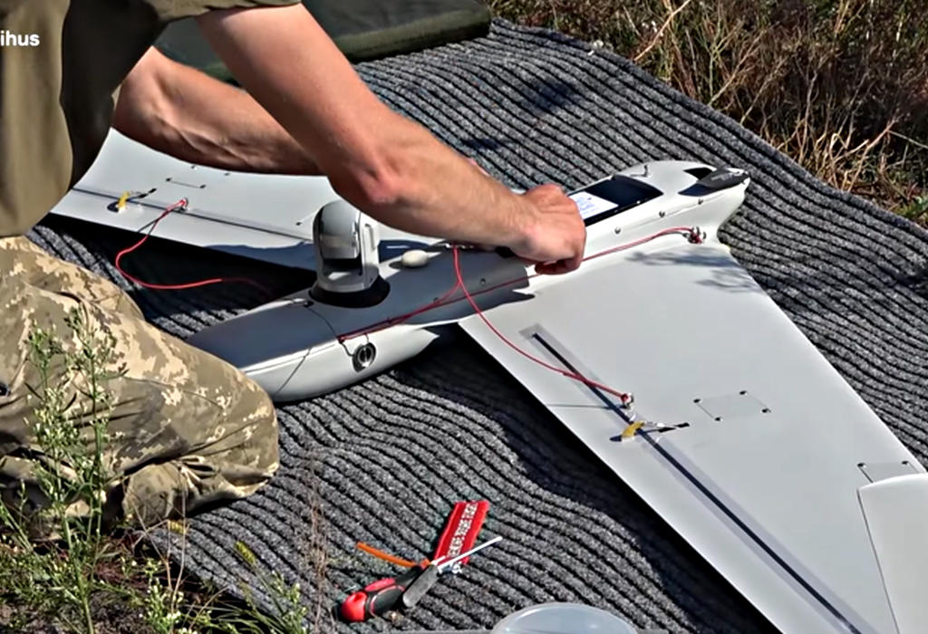 Ukrajinski HAWK dron tokom vjezbi