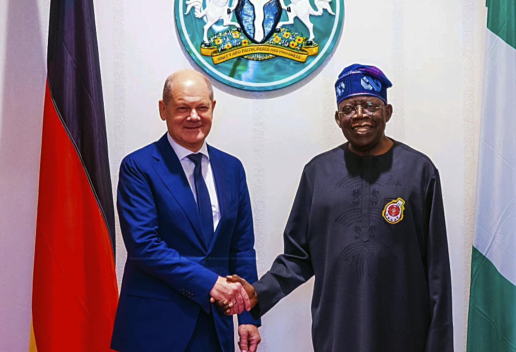 Bola Tinubu i Olaf Scholz