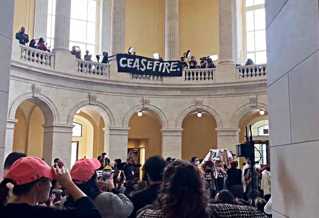 Propalestinski prosvjednici u Capitolu