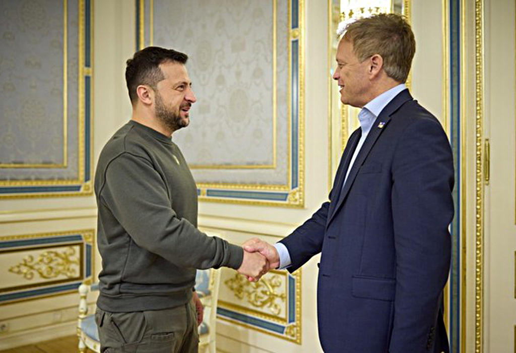 Vladimir Zelenski i Grant Shapps