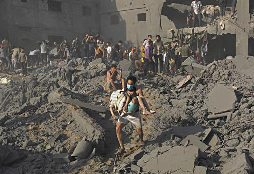 Bombardovanje izbjeglickog kampa Jabalia u Gazi